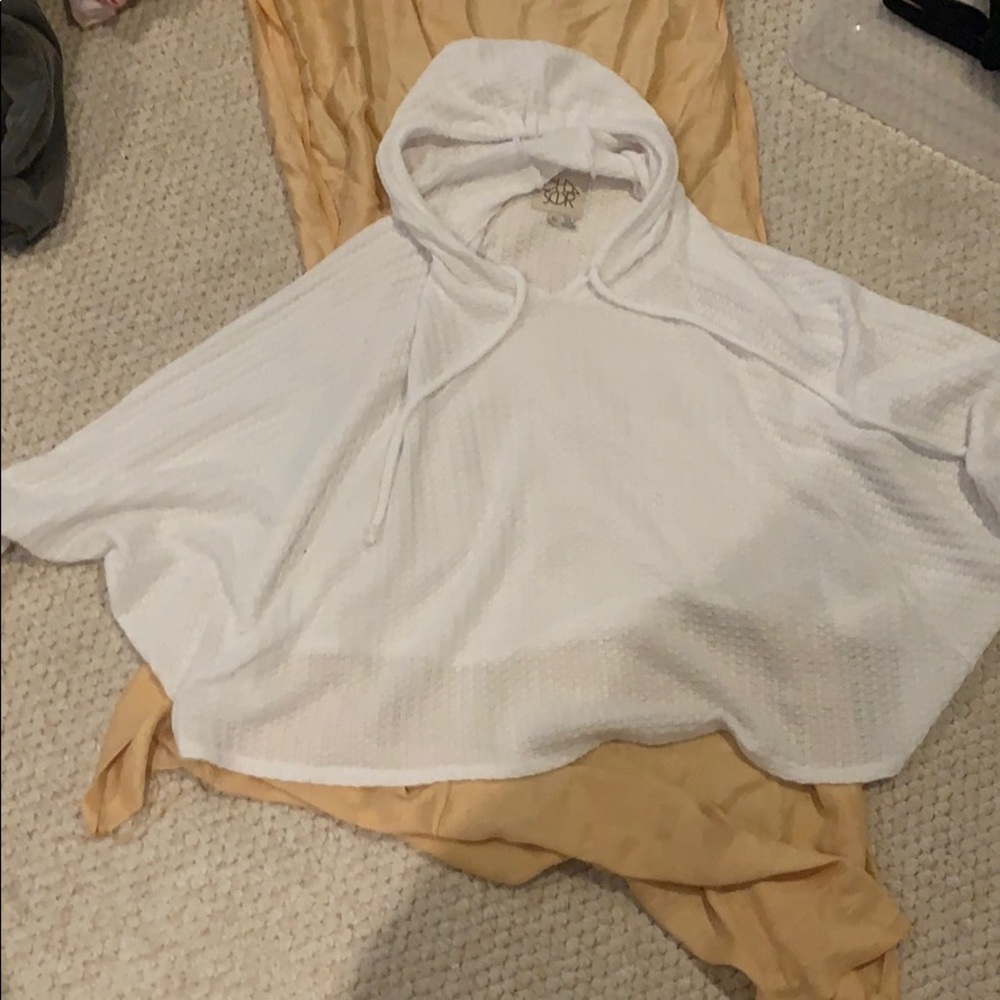 White hoodie